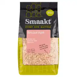 PLUS Smaakt Bruine rijst biologisch aanbieding