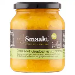 PLUS Smaakt Zuurkool & gember/kurkuma bio aanbieding