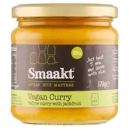 PLUS Smaakt Vegan gele curry met jackfruit bio aanbieding