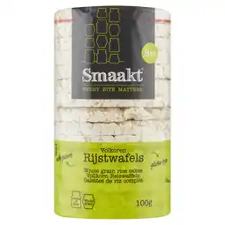 PLUS Smaakt Rijstwafels gezouten biologisch aanbieding