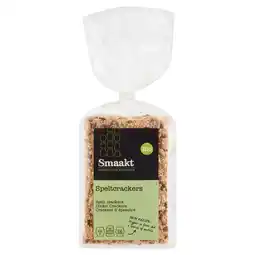 PLUS Smaakt Speltcrackers biologisch aanbieding