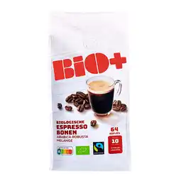 PLUS BIO+ Espressobonen Fairtrade aanbieding