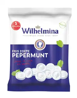 PLUS Wilhelmina Pepermunt 5 pack aanbieding