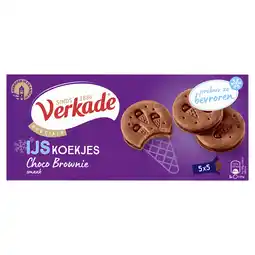 PLUS Verkade IJskoekjes Brownie aanbieding