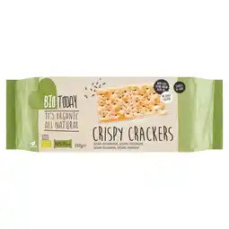 PLUS BioToday Crispy cracker sesam rozemarijn bio aanbieding
