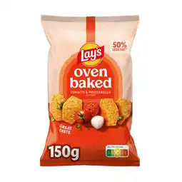 PLUS Lays Oven Baked Tomato & Mozzarella aanbieding