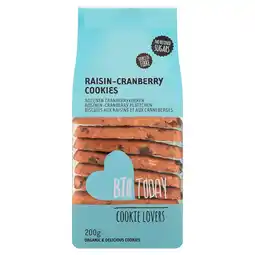 PLUS BioToday Koeken Rozijn en Cranberry bio aanbieding