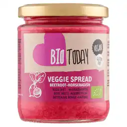 PLUS BioToday Spread veggie red beet bio aanbieding