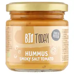 PLUS BioToday Hummus smoky salt tomato bio aanbieding