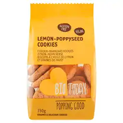 PLUS BioToday Lemon Poppyseed Cookies biologisch aanbieding