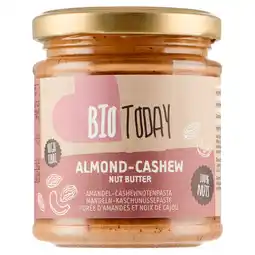 PLUS BioToday Amandel-cashewnotenpasta biologisch aanbieding