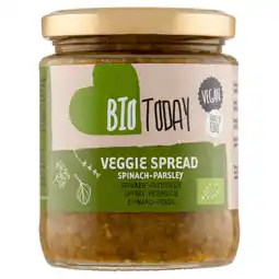 PLUS BioToday Spread veggie spinach - bio aanbieding