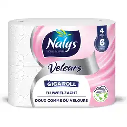 PLUS NALYS Toiletpapier Velours 4=6 aanbieding