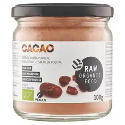 PLUS Raw Organic Food Cacaopoeder biologisch aanbieding