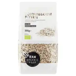 PLUS Raw Organic Food Zonnebloempitten biologisch aanbieding