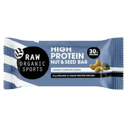 PLUS RAW Organic Sports High protein bar lemon 30% aanbieding