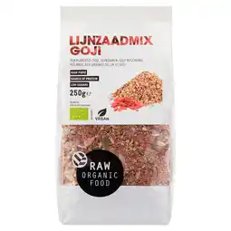 PLUS Raw Organic Food Lijnzaadmix goji bio aanbieding