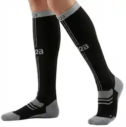 ANWB R2B Sport Compressiesokken Kousen Hardlopen Zwart aanbieding