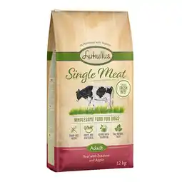 Zooplus 2x12kg Lukullus Single Meat Rund (Graanvrij) Honden Droogvoer aanbieding