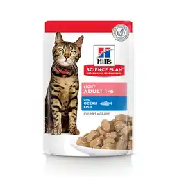 Zooplus 12x85g Feline Adult Zeevis maaltijdzakjes Hill's Science Plan Kattenvoer aanbieding
