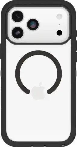 Coolblue OtterBox Defender Pro XT iPhone 17 Pro Max Back Cover MagSafe Magneet Transparant Zwart aanbieding