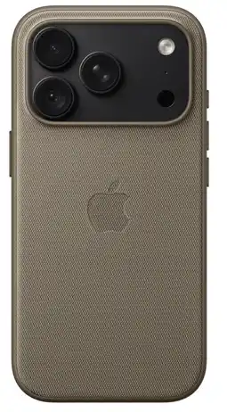 Coolblue Apple iPhone 18 Pro TechWoven Back Cover met MagSafe Taupe aanbieding