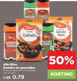 PLUS Alle Silvo Kruiden en specerijen aanbieding