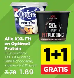 PLUS Alle XXL Fit en Optime Protein aanbieding