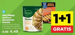 PLUS Alle Bibigo en Duca Aziatische snacks aanbieding