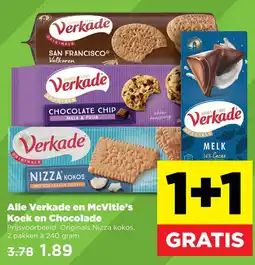 PLUS Alle Verkade en McVitie's Koek en Chocolade aanbieding