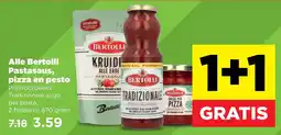 PLUS Alle Bertolli Pastasaus, pizza en pesto aanbieding