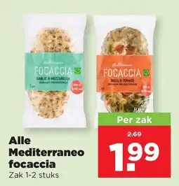 PLUS Alle Mediterraneo focaccia aanbieding