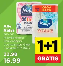 PLUS Alle Nalys Vochtvangers Giga aanbieding