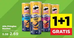 PLUS Alle Pringles Nachos aanbieding