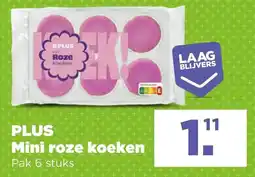 PLUS PLUS Mini roze koeken aanbieding