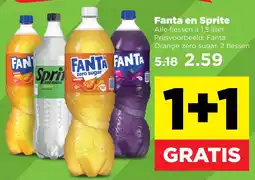 PLUS Fanta en Sprite aanbieding