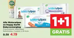 PLUS Alle Waterwipes en Happy Earth Babyverzorging aanbieding