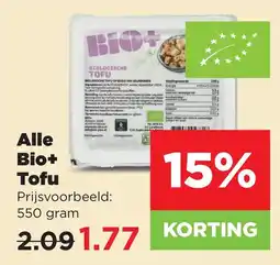 PLUS Alle Bio+ Tofu aanbieding