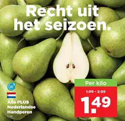 PLUS Alle PLUS Nederlandse Handperen aanbieding
