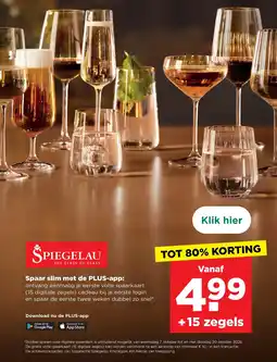 PLUS Spiegelau The Class of Glass aanbieding