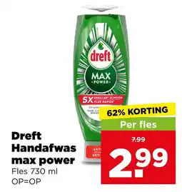 PLUS Dreft Handafwas max power aanbieding