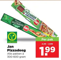 PLUS Jan Pizzadeeg aanbieding