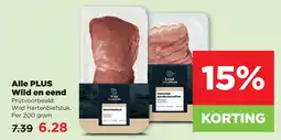 PLUS Alle PLUS Wild en eend aanbieding