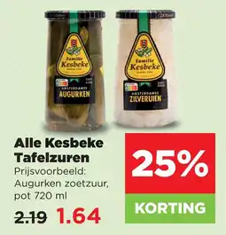 PLUS Alle Kesbeke Tafelzuren aanbieding