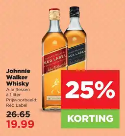 PLUS Johnnie Walker Whisky aanbieding