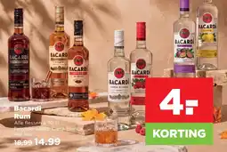 PLUS Bacardi Rum aanbieding