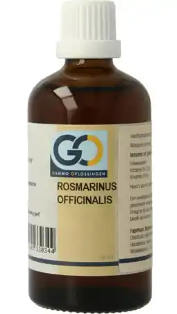 De Online Drogist GO Gemmo Oplossingen Rosmarinus Officinalis Druppels 100ML aanbieding