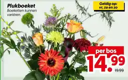 Dekamarkt Plukboeket aanbieding