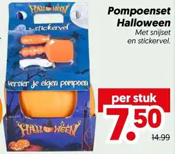 Dekamarkt Pompoenset Halloween aanbieding