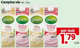 Dekamarkt Campina vla aanbieding